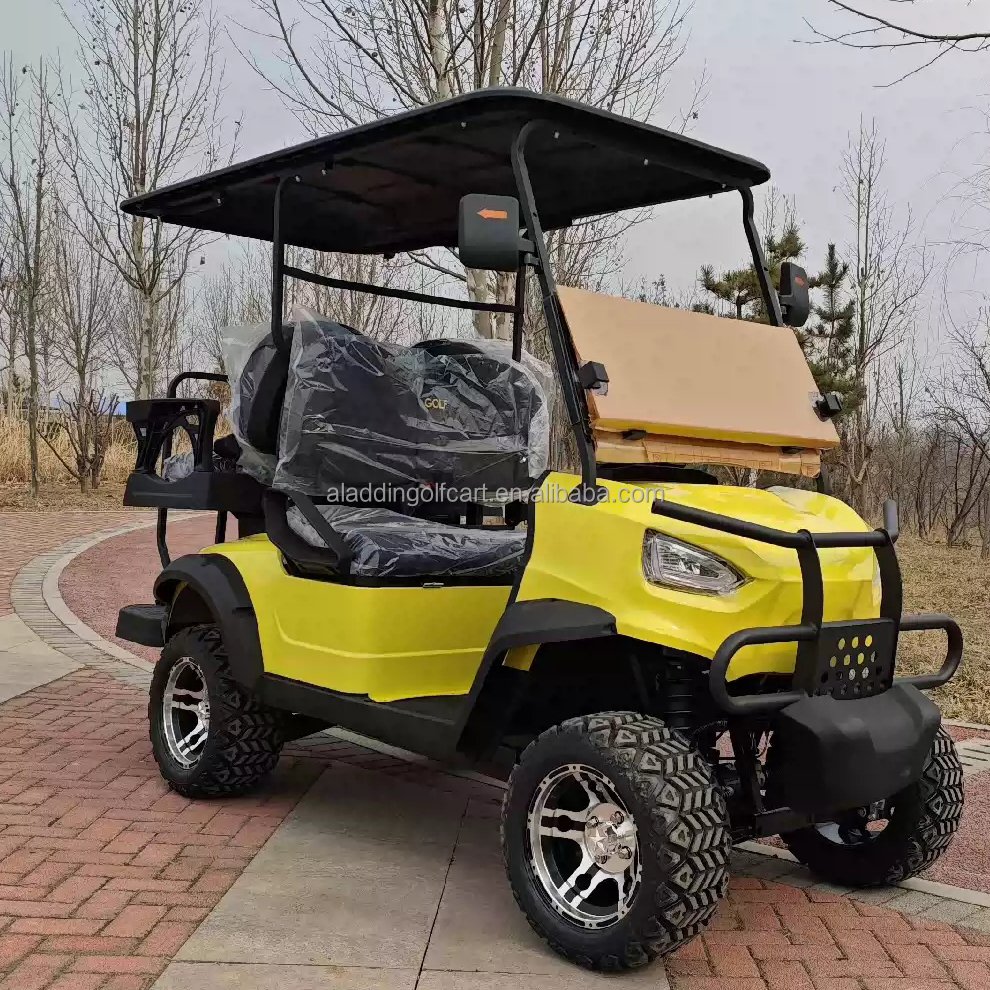 Club Carts 6 8 Seater Gasoline Petrol Golf Cart Vehicles Power Glide 48V Electric Golf Crts Lithium Battery Golf Cart