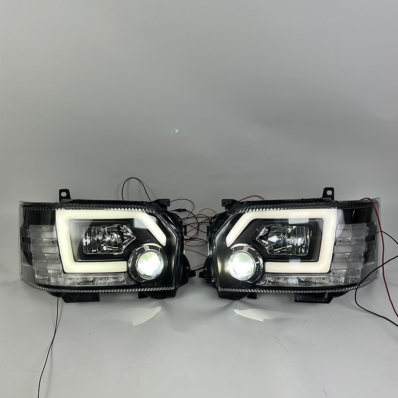 Wholesale Car LED Running Headlight Hiace Bus 2014-2018 Sonar LED Lens Head Lamp