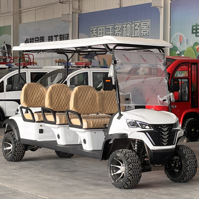 2024 4-Wheel Drive Club Car Buggy with 2+2 Seats Gas or Electric Powered 4 Seat Golf Carts