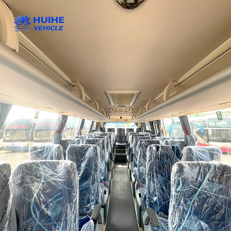 Used Higer Bus with 55 Seats Diesel Manual Transmission Euro 2 Emission Standard Weichai Engine Second Hand Coach for Sale
