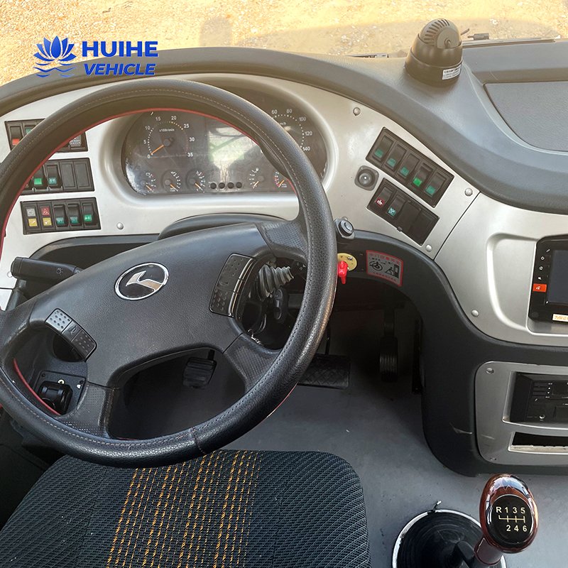 Used Higer Bus with 55 Seats Diesel Manual Transmission Euro 2 Emission Standard Weichai Engine Second Hand Coach for Sale