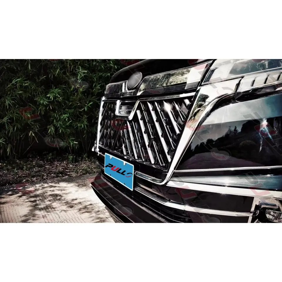 Hot Selling Car Parts for Toyota Hiace 2019+ Modified to Wald Style Mini Bus Wide Body with Front and Rear Bumper with Grille