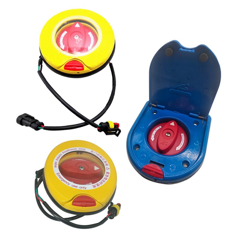 Bus Accessories 6100-02117 6100-03163 Emergency Passenger Door Switch Door Emergency Valve OEM Customized China Bus Parts