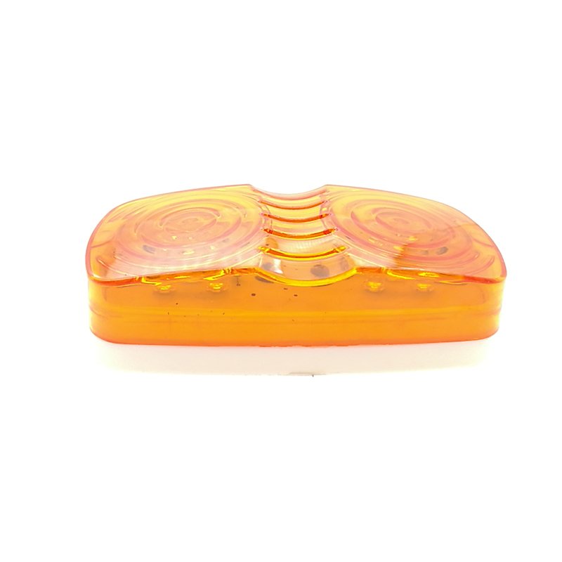 10 High Quality Straw Hat LED LED Truck Trailer Side Marker Clearance Lighting Indicator Amber Lights Rate IP67