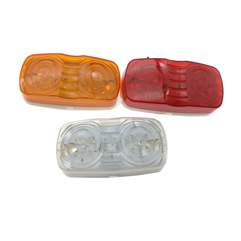10 High Quality Straw Hat LED LED Truck Trailer Side Marker Clearance Lighting Indicator Amber Lights Rate IP67