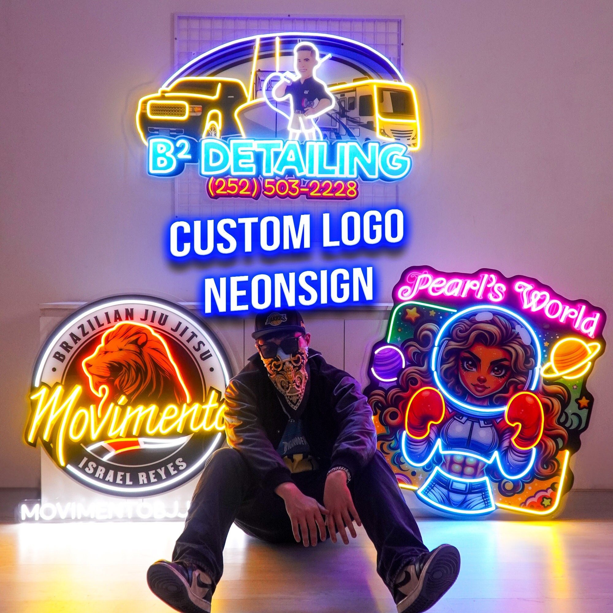 Custom Aesthetic Name Neon Sign Wall Art Decor Christmas Party Neon Sign LED Neon Light for bar Bedroom Wall Decor