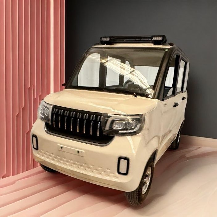 Cheap Adult New Electric Four-wheeler New Energy Household Pure Electric Fully Enclosed Low-speed Rickshaw Mini Car Bus Truck