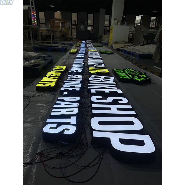 Custom Outdoor Sign 3d Metal Letters Indoor Channel Letter Stainless Steel Frontlit Letters