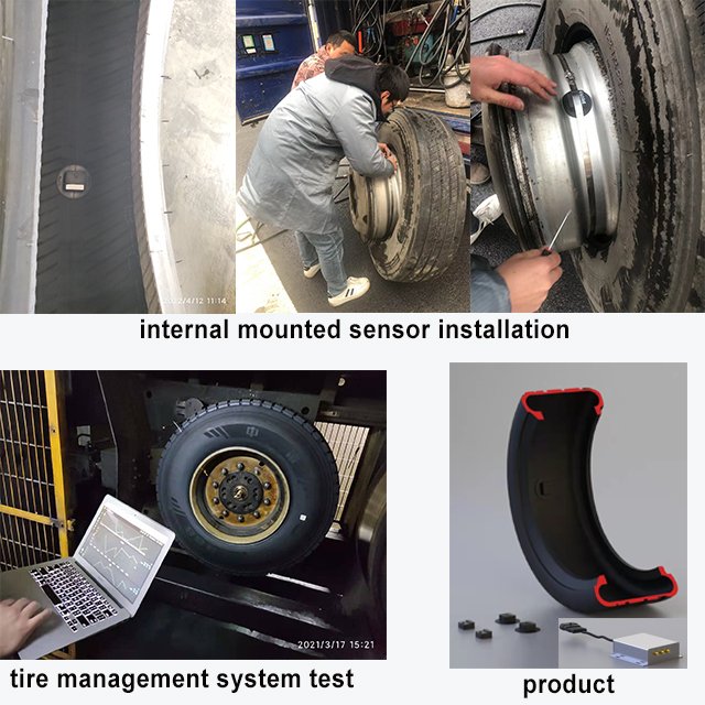 Trailer Truck TPMS RS232 Bluetooth Wireless Tire Pressure Monitoring TPMS Sensor for Truck