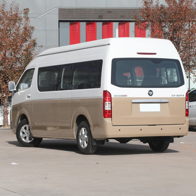 Foton VIEW G9 CS2 Mini Bus 4 Wheel Van Right Rudder Passengers Diesel Type Logistic Cargo Van Minibus Cargo Truck for Sale