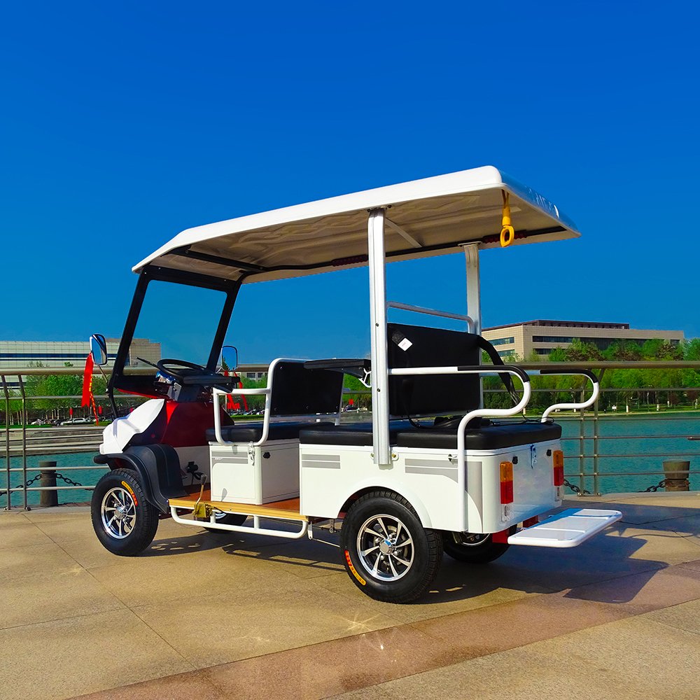 Cheap 4 Wheel Drive 6 Seater Electric Sightseeing Golf Cart,travel Rental Used Golf Carts for Sale