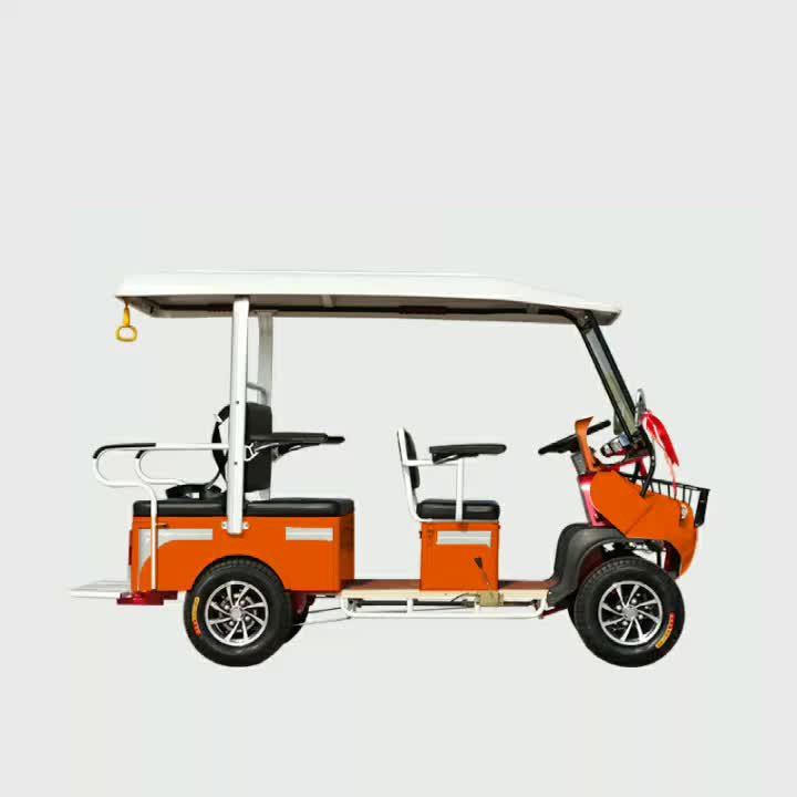 Cheap 4 Wheel Drive 6 Seater Electric Sightseeing Golf Cart,travel Rental Used Golf Carts for Sale