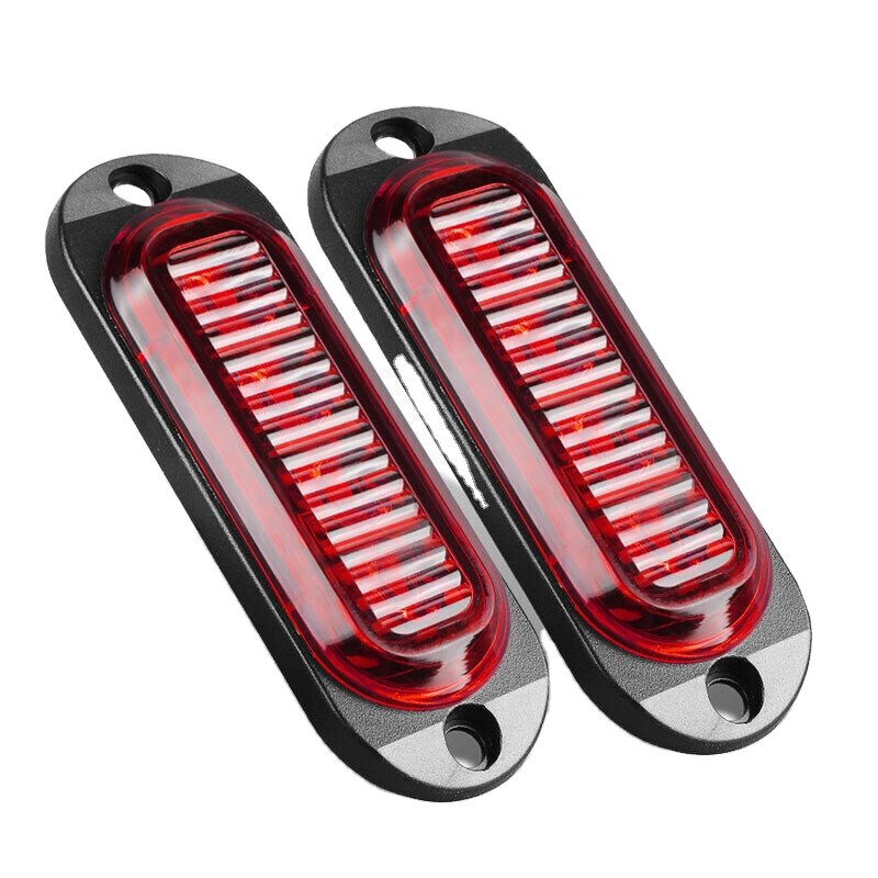 High Brightness 4-LED Truck Side Marking Light 12-24V LED Clearance Signal Light American Model for Retrofitting