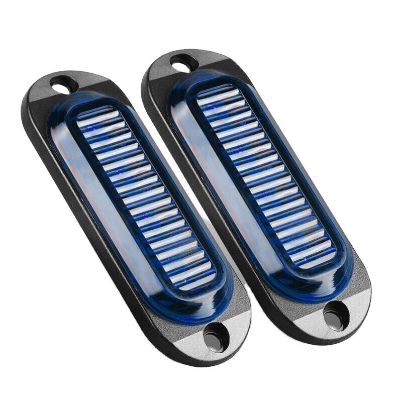 High Brightness 4-LED Truck Side Marking Light 12-24V LED Clearance Signal Light American Model for Retrofitting