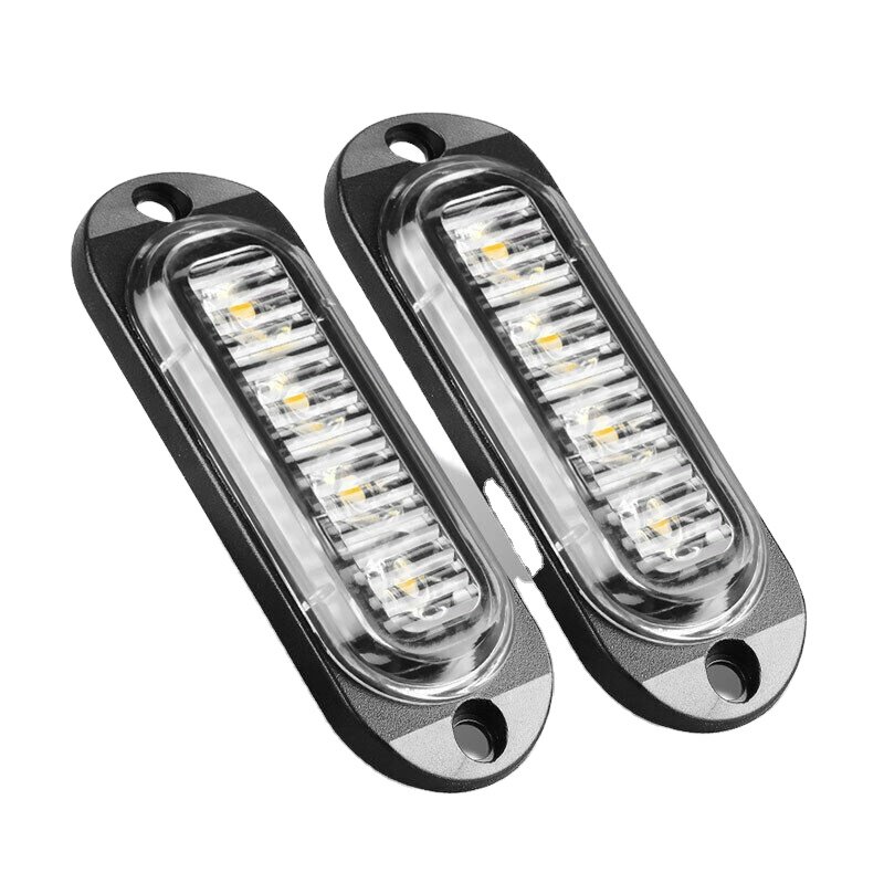 High Brightness 4-LED Truck Side Marking Light 12-24V LED Clearance Signal Light American Model for Retrofitting