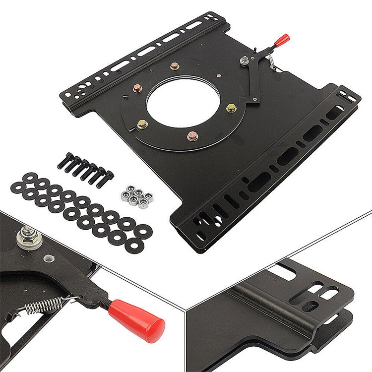 Campervan Accessories Rotating Before After Mechanism Seat Swivel Universal Seat Rotary Swivel Plate Base with Slide Rail