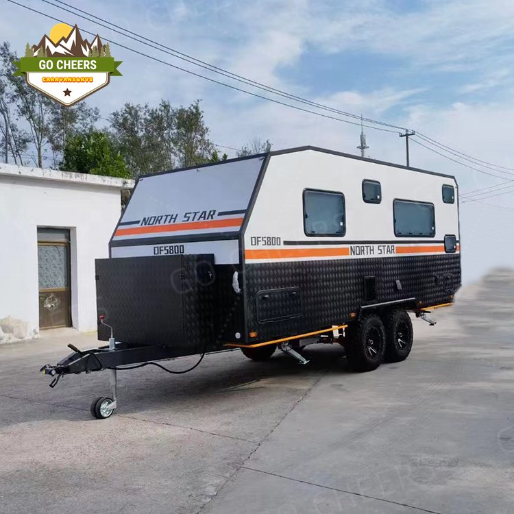 Gocheers Rv Australiana Mobile Caravans Camper Trailer Camping Offroad Motorhome with Bathroom Toilet and Shower