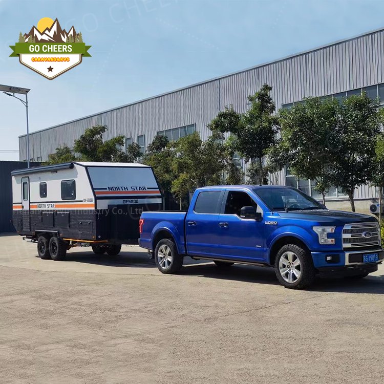 Gocheers Rv Australiana Mobile Caravans Camper Trailer Camping Offroad Motorhome with Bathroom Toilet and Shower