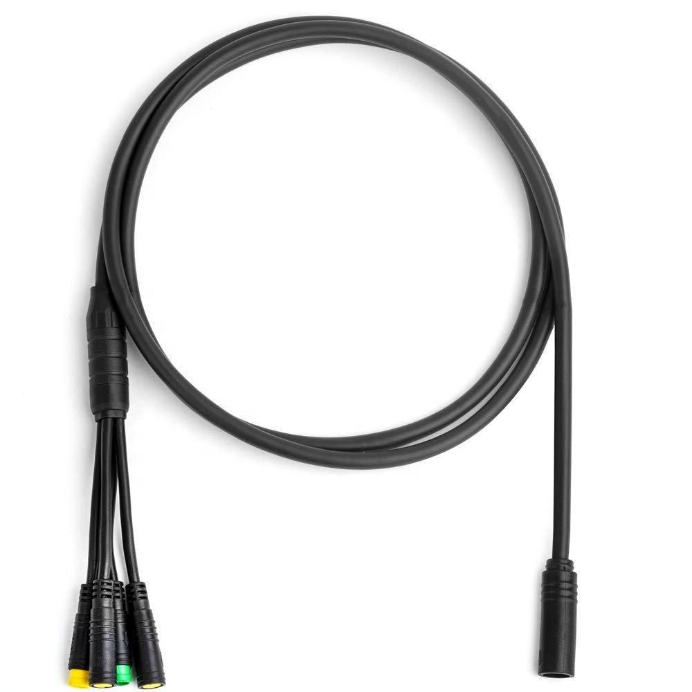BAFANG Electric Bicycle Conversion Kits 1T4 Cable BBS BBS01 BBS02 BBSHD Mid Motor to Connect with Display Brakes Throttle