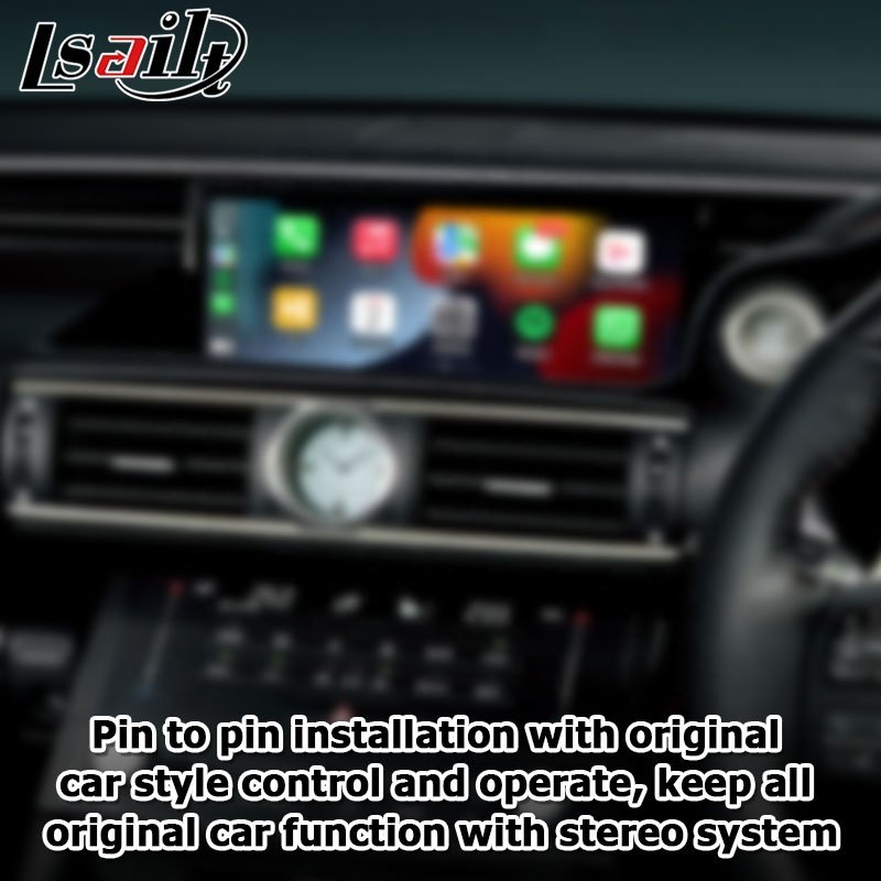 Lsailt Wireless Carplay Interface Box for Lexus RC300 RC300h RC350 RCF RC 18-21 Support Android Auto