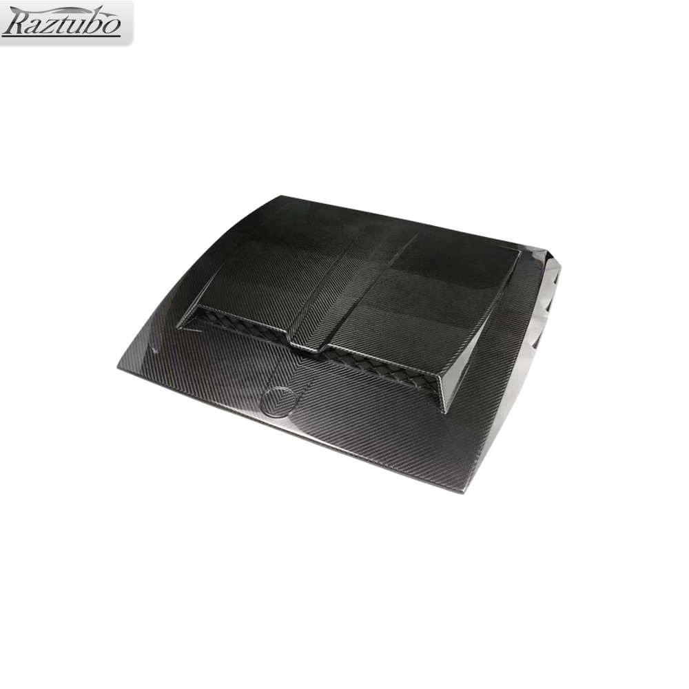 Bra-Bus Style Dry Carbon Fiber Hood Engine Cover Exhaust Hood for Mercedes-Benz G-Class W464
