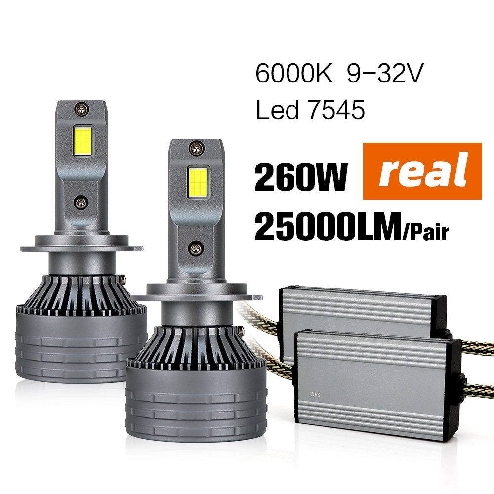 Raych Led Headlight R10 Far H1 H7 H8 H9 H10 H11 9005 9006 880 9012 Halogen Bulbs 300W 60000LM Canbus Auto Lamp
