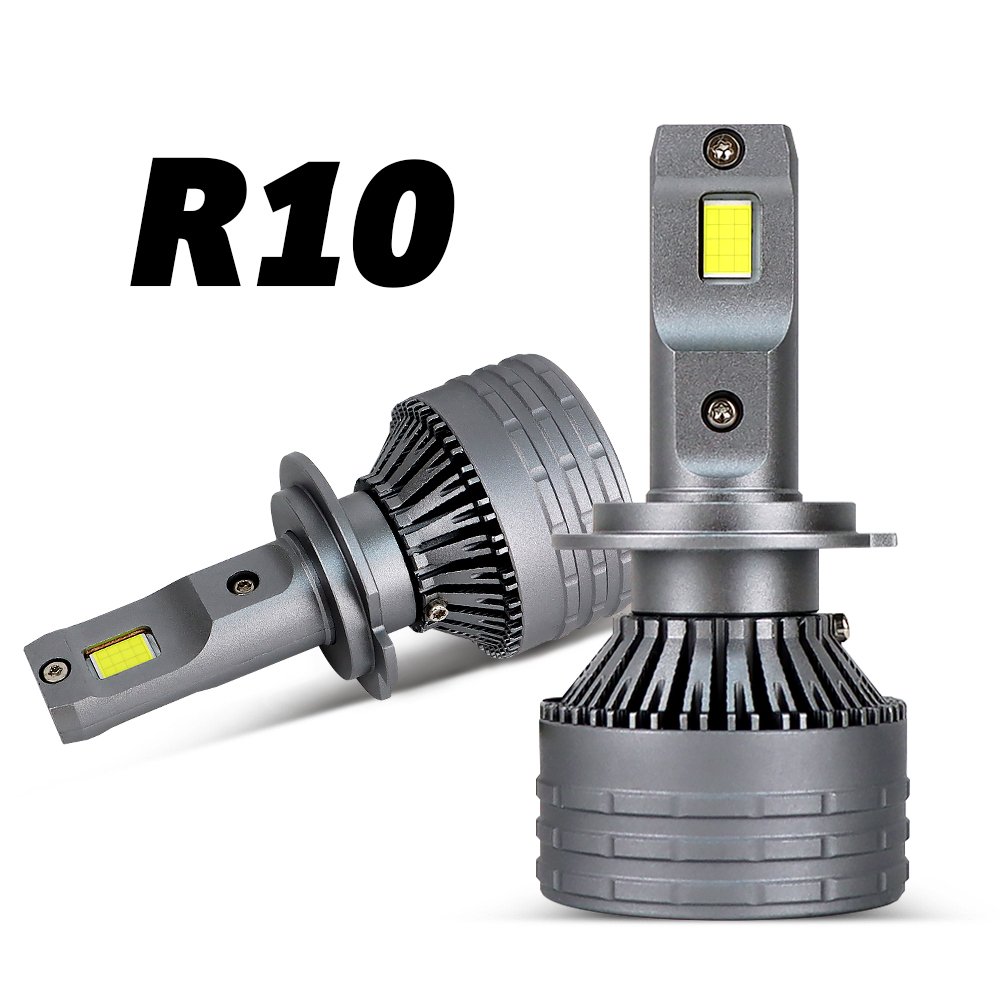 Raych Led Headlight R10 Far H1 H7 H8 H9 H10 H11 9005 9006 880 9012 Halogen Bulbs 300W 60000LM Canbus Auto Lamp