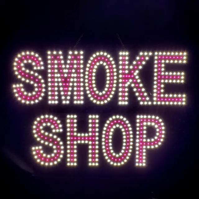 Custom Wall Window Open Sign SMOKE SHOP ATM LED Business Signs for Shop Store Off Lighted Store Signs