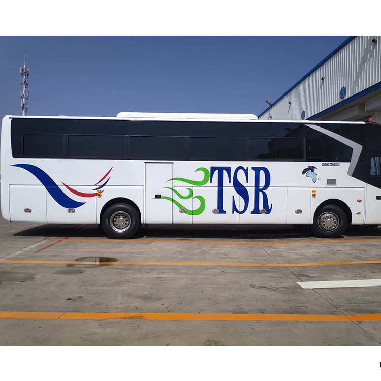 Luxury 65 Zhong Tong Manual Speed Zhongtong Buses for Sale Manual Mini Bus Manual Transmission Left Hand Drive 120