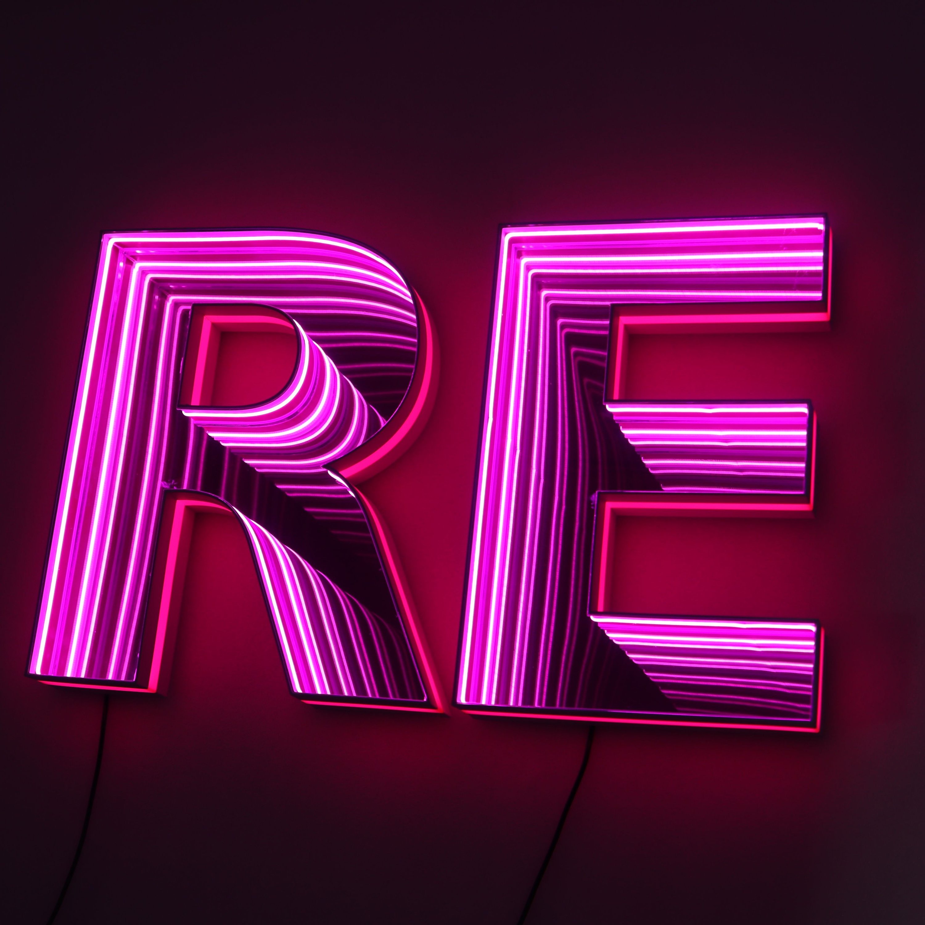 Wholesale Led logo Light Neon Sign Custom Made for Many Events Custom Design Mirror 3D LED Neon Sign