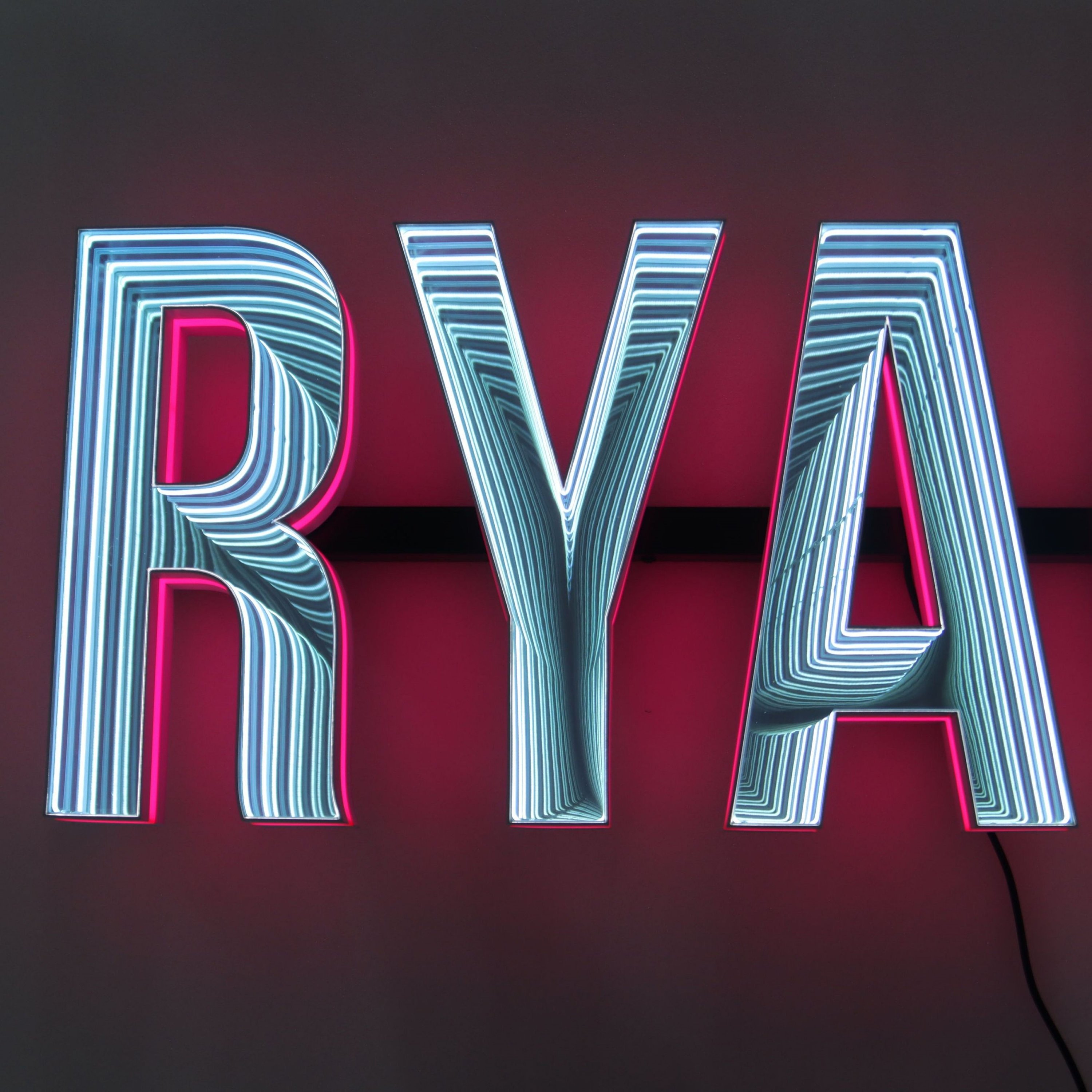 Wholesale Led logo Light Neon Sign Custom Made for Many Events Custom Design Mirror 3D LED Neon Sign