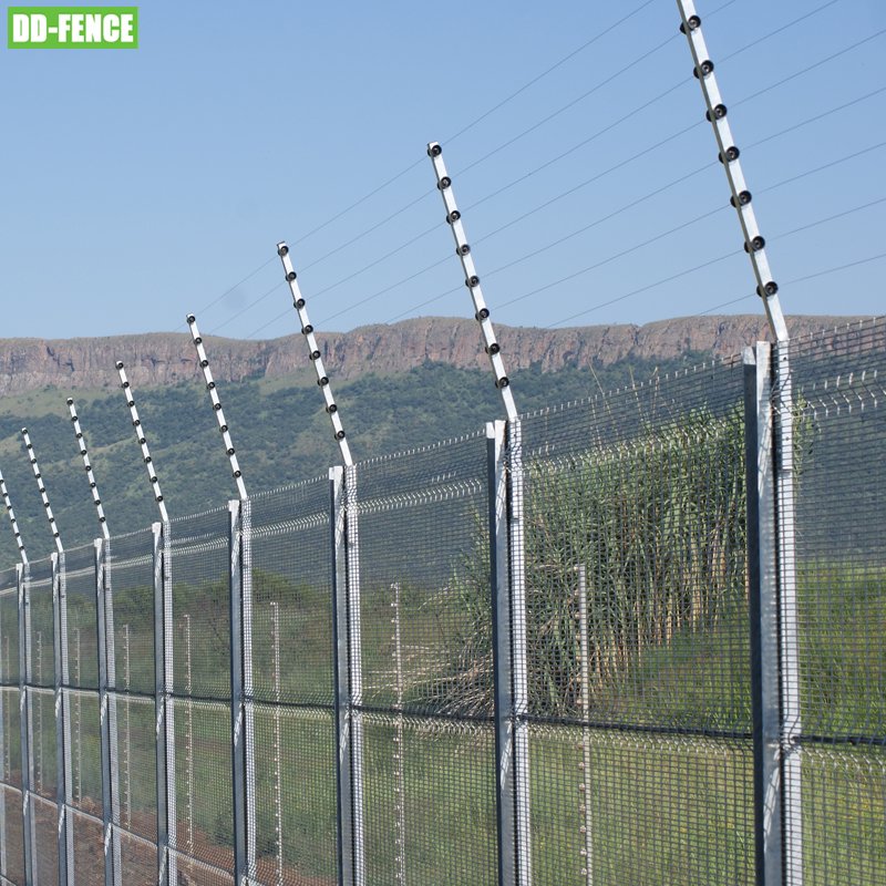 Hot Sale Anti Climb Security High Voltage Electric Perimeter Fences Electric Wire Fence for Garden House Backyard