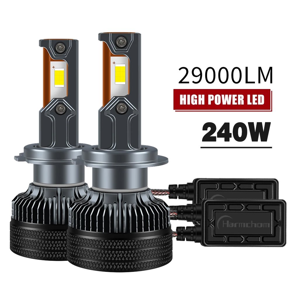 Y50 Best Selling High Power Brightest Triple Copper Tubes H4 H7 H11 9005 9012 LED Headlight Bulbs