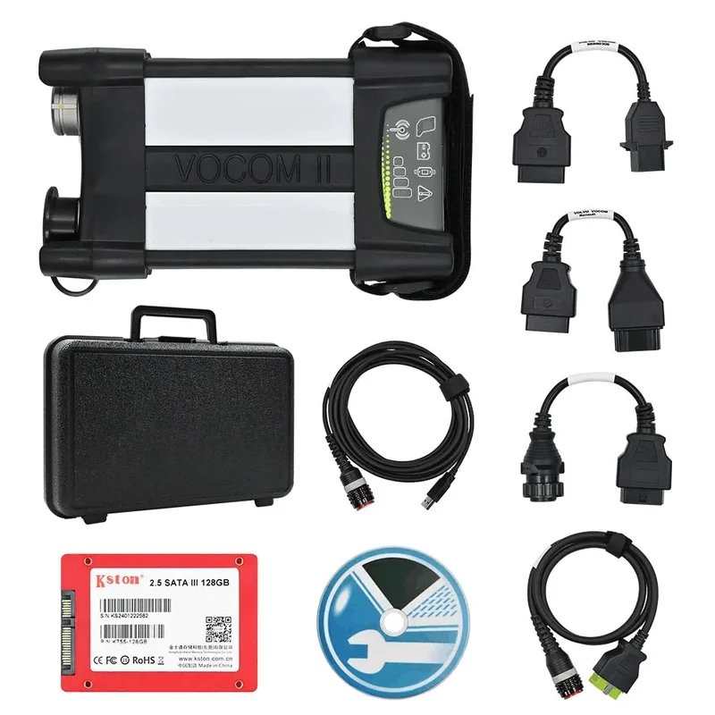 For V-olvo Vocom II 2 Interface Truck Diagnostic Tool Calibrate &Programming for UD/Mack/R-enault Vocom2 V2.8.150 SSD Software