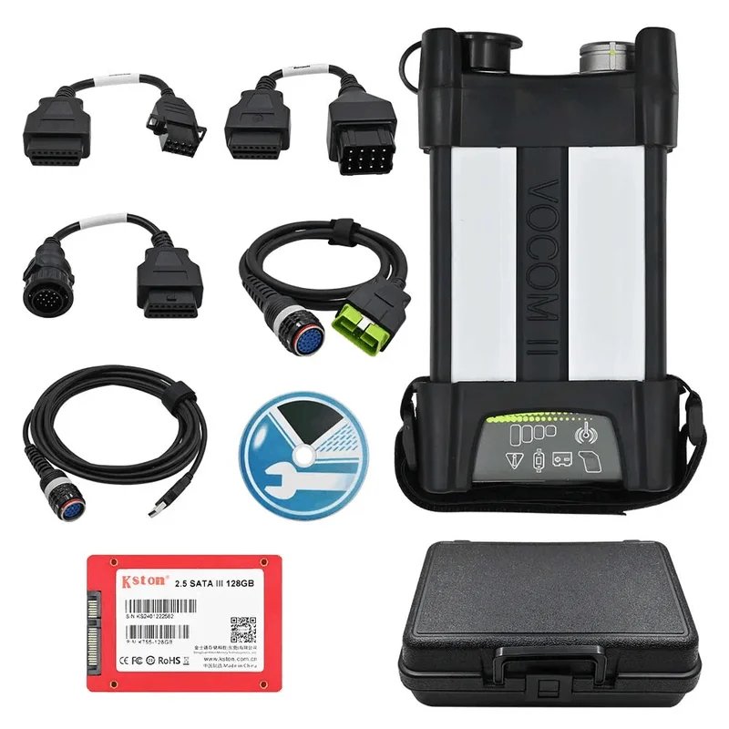 For V-olvo Vocom II 2 Interface Truck Diagnostic Tool Calibrate &Programming for UD/Mack/R-enault Vocom2 V2.8.150 SSD Software