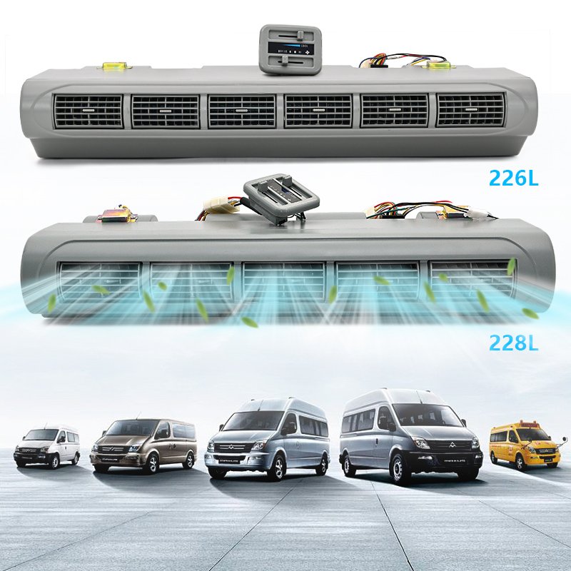Universal 12v 24v Truck School Bus Vehicle Refrigeration Air Conditioner Evaporator Unit Automotive Evaporator
