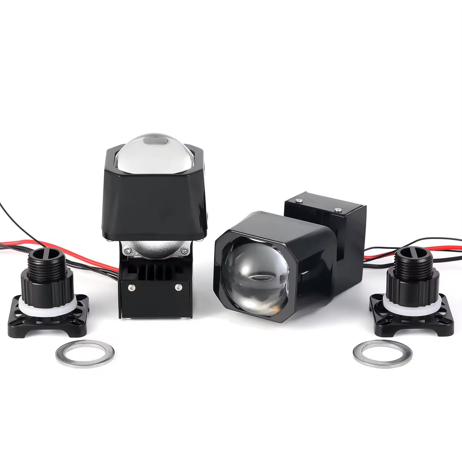GPNE Fog Lamp High Quality Bi Led Projector Lens Car Headlight Driving Lights Auto Led Lights for Universal Car