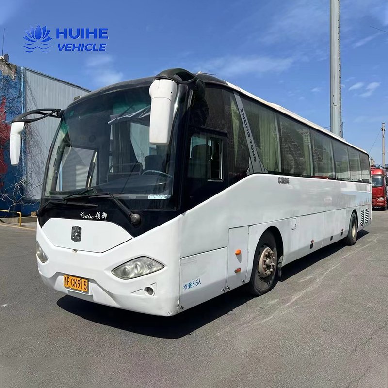 Right-Hand Drive 3-Place Zhongtong Coach Travel Bus Manual Transmission New Condition Factory LHD Diesel Engine Direct China