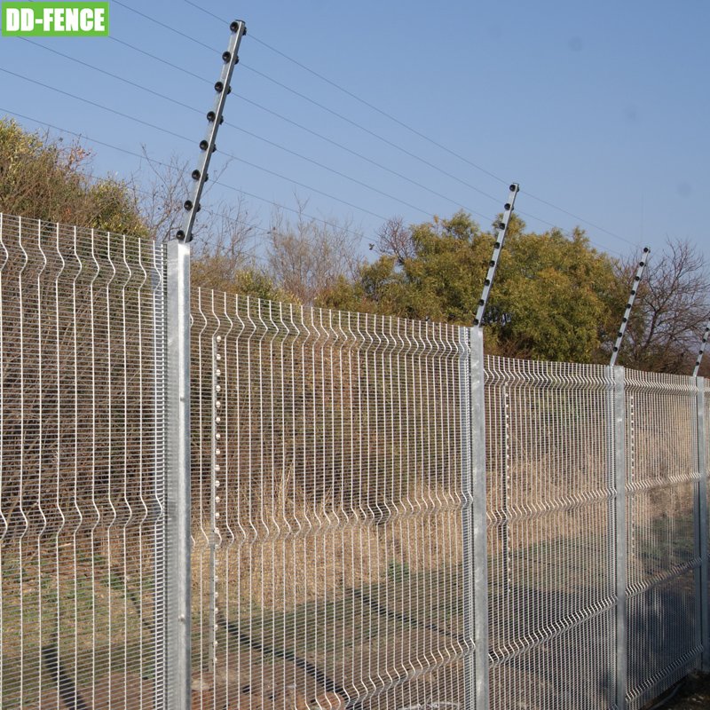 Pulsed Physical Barrier Electrified Fence Alarm System Electric Fence with Anti Theft for Villa Farm Village Backyard Prison
