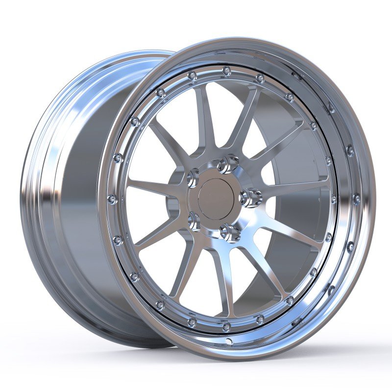 Viaol Design Custom Deep Concave Two Piece 4 5 Hole 18 19 20 21 22 Inch 5x112 5x114.3 5x120 Forged Aluminum Alloy Car Wheels