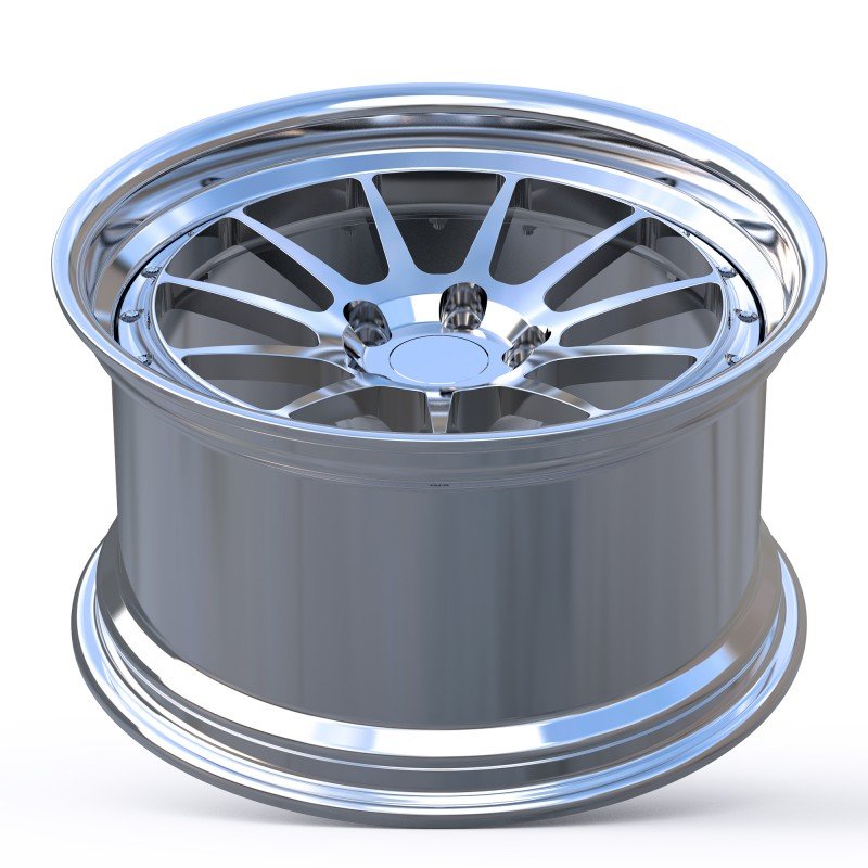 Viaol Design Custom Deep Concave Two Piece 4 5 Hole 18 19 20 21 22 Inch 5x112 5x114.3 5x120 Forged Aluminum Alloy Car Wheels