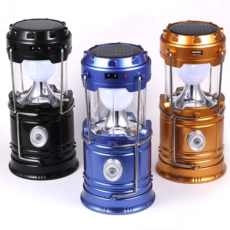 Hangable Outdoor Emergency Solar Garden Lights Outdoor Waterproof LED Lawn Patio Yard Bus Solar Garden Lights