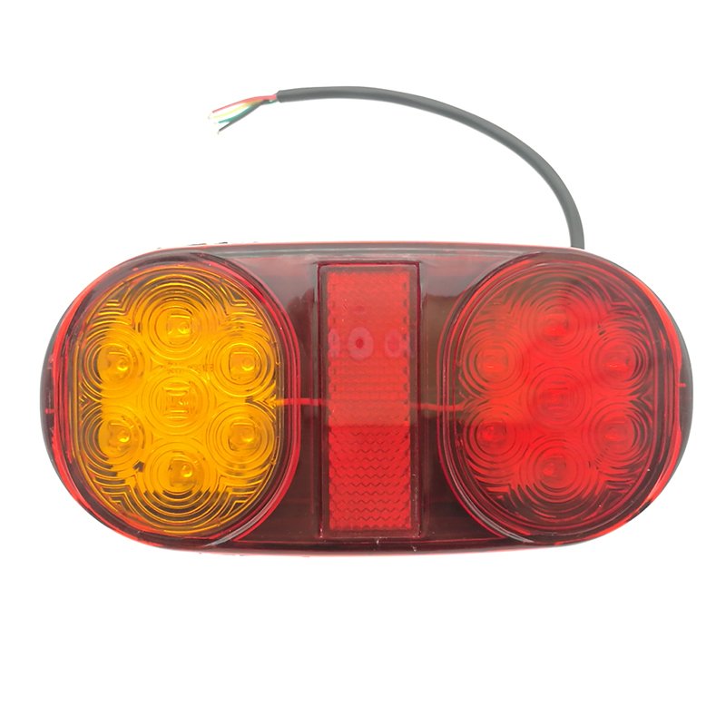 14 High Quality Piranha LED Truck Boat Trailer LED Tail Light 12V/24v Parking Turn Signal Lamp with Reflector