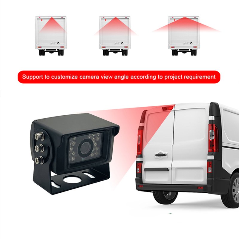 Factory 1080P 6PIN RJ45 Connector Waterproof IP69K POE IPC Network Reversing Car Vehicle Truck Bus Backup IP Rear View Camera