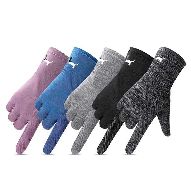 Women Men Bike Touch Screen Spring Summer Anti-UV Sun Protection Riding Gloves