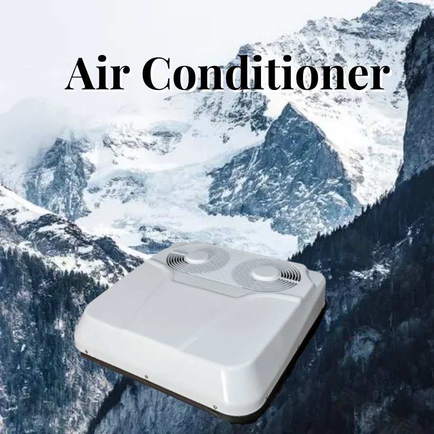 Overhead Integrated Plastic Housing 12v, 24v Truck RV Yacht Parking air Conditioning