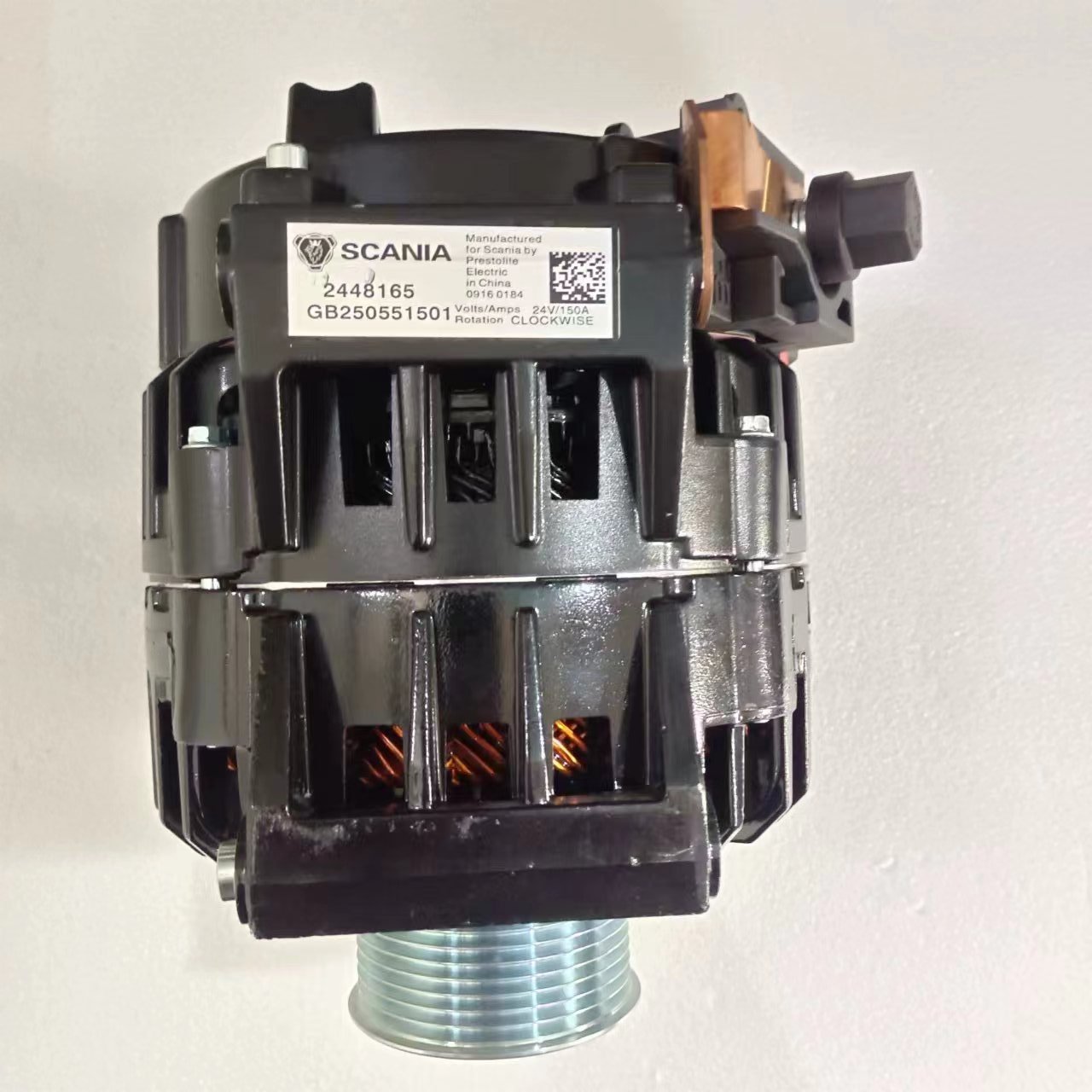 24V Alternator for SCANIA BUS 2448165 2470900 Engine Alternator 24V 150A