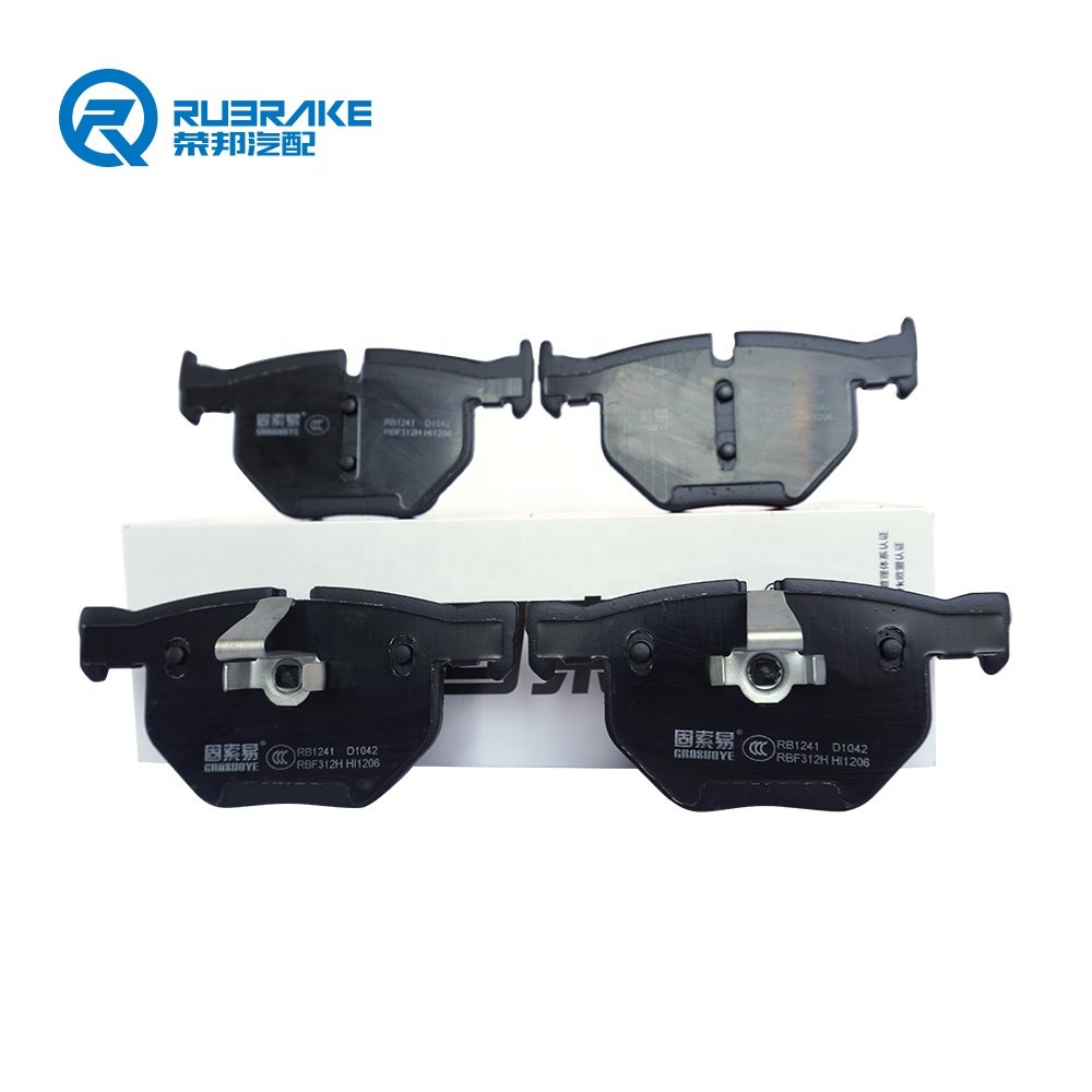RUBRAKE High Quality Front Rear Brake Pads Metallic Disc Brake Pads