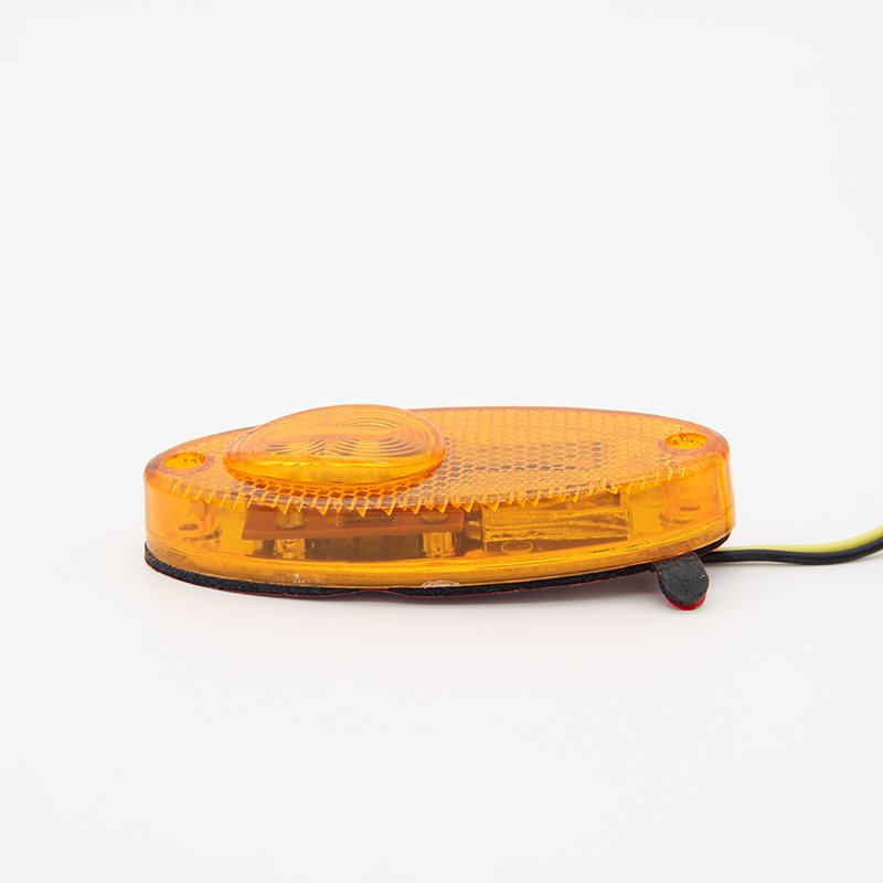 Amber LED Side Marker Lamp with Reflex Reflector Bus Truck Trailer