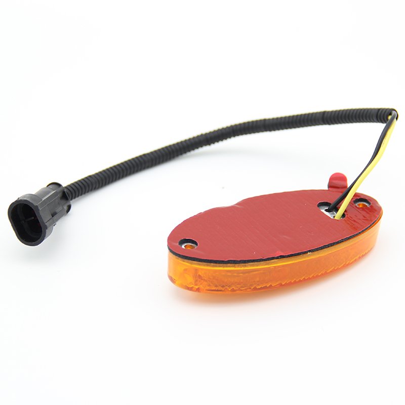 Amber LED Side Marker Lamp with Reflex Reflector Bus Truck Trailer
